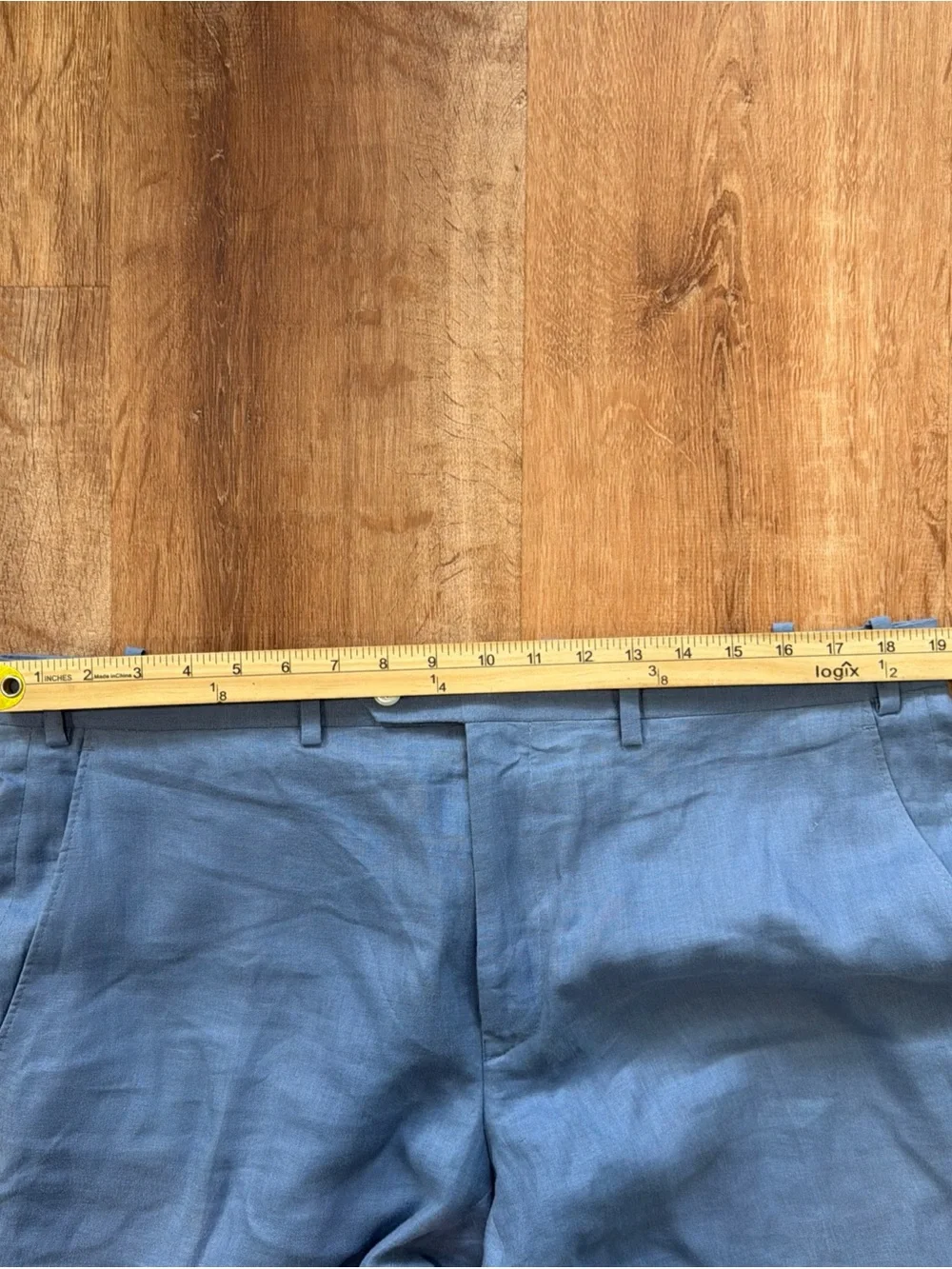 Lauren Ralph Lauren 100% Linen Pants Trousers Men's 38x30 Blue Classic Slack